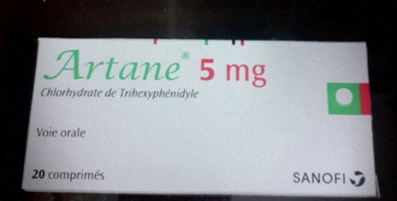 Artane générique Trihexyphénidyle