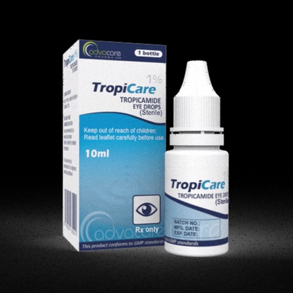 Tropicamide collyre